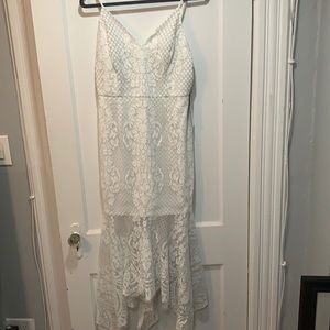 Shona Joy Cocktail Dress ivory